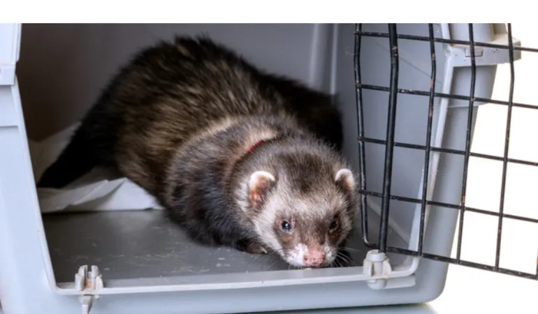 does-ferret-scratch-cage